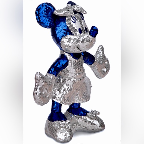 Disney Parks Disneyland 60th Birthday Diamond Anniversary Sequin Minnie Mouse - Picture 13 of 13